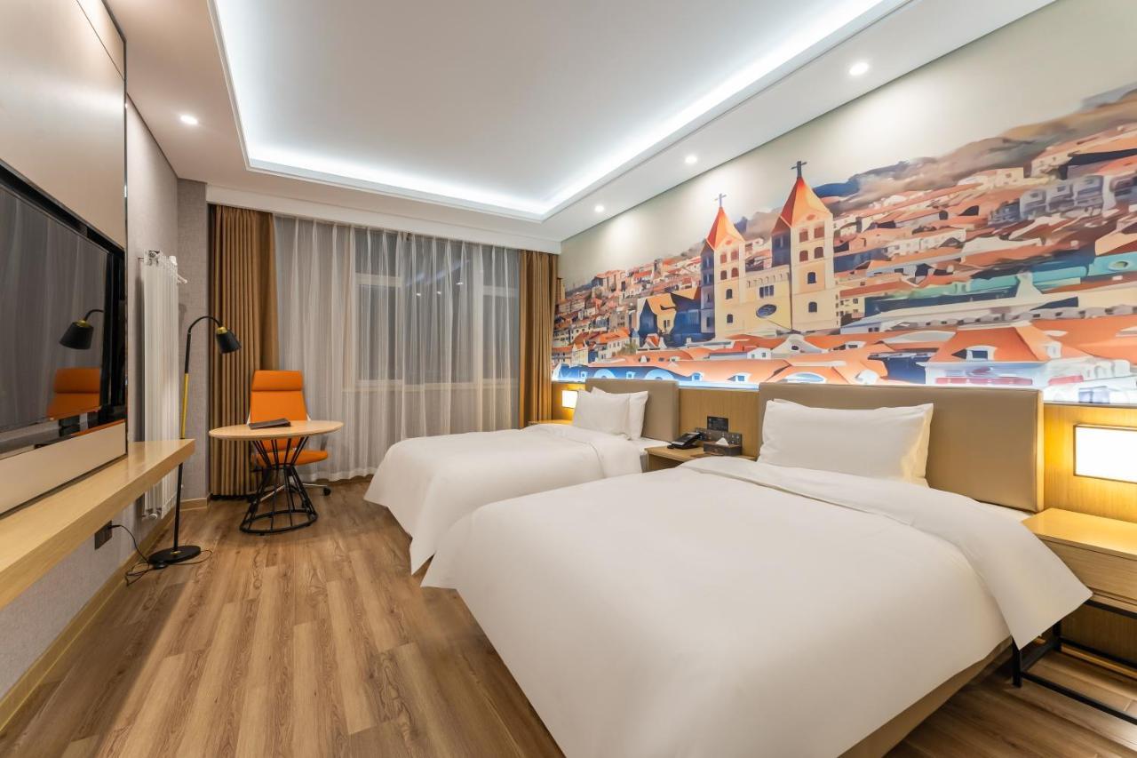 Joy Fall Hotel Jiaozhou Eksteriør billede