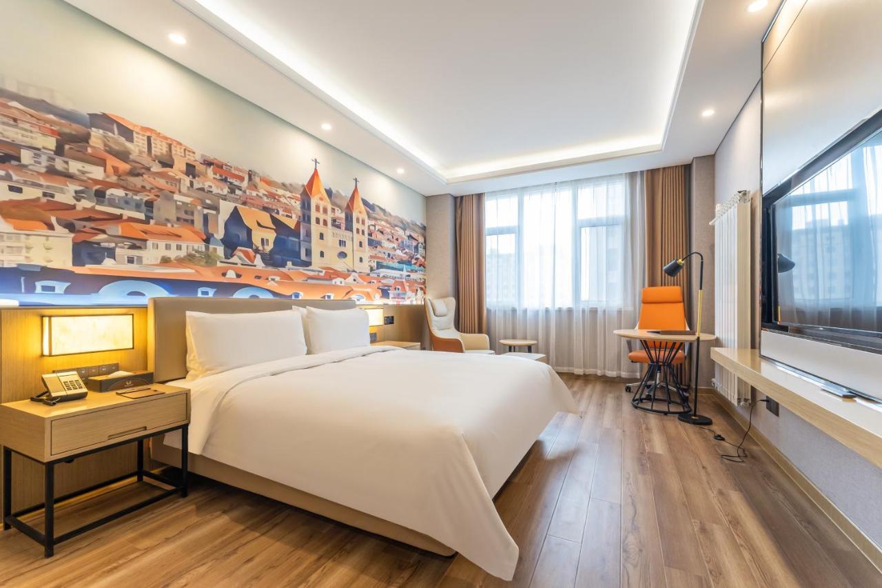 Joy Fall Hotel Jiaozhou Eksteriør billede